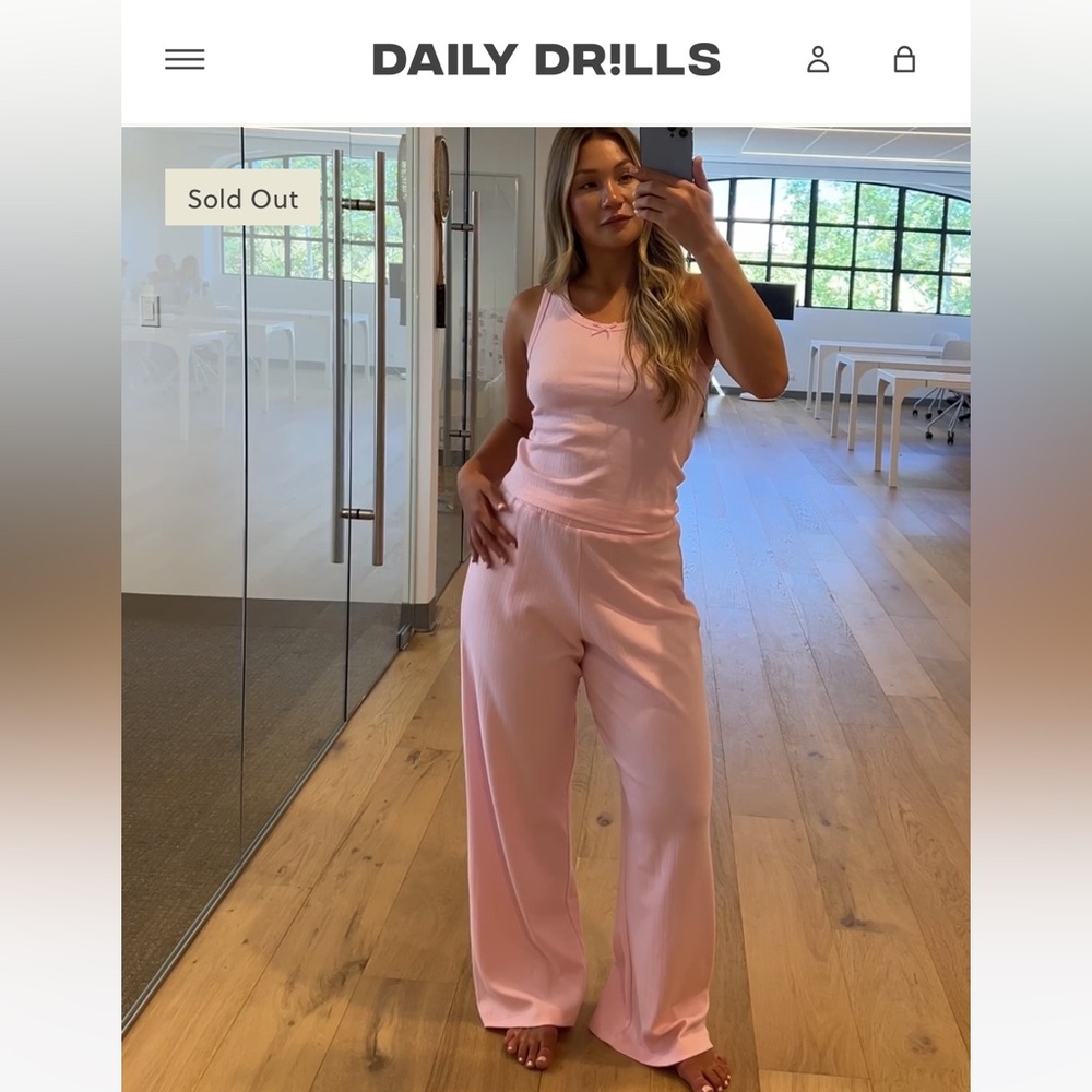 NWT DAILY DRILLS POINTELLE SET